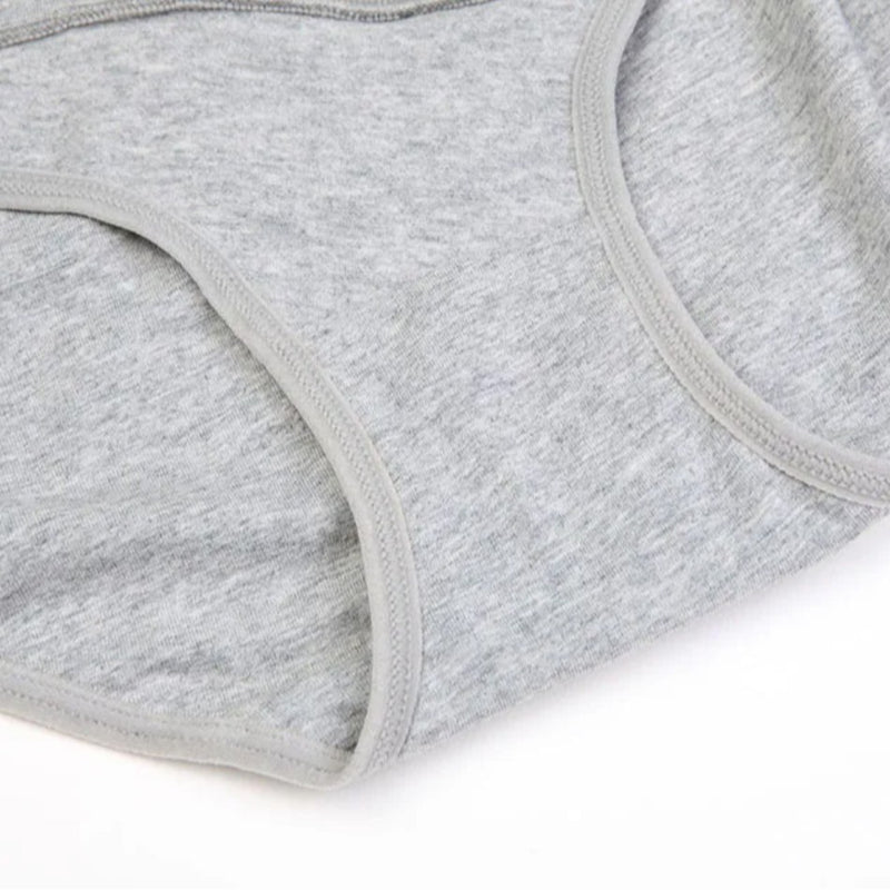 Roupa interior de algodão macio e extra para gestantes, meados da gravidez tard