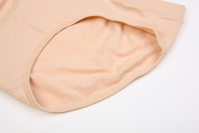 Roupa interior de algodão macio e extra para gestantes, meados da gravidez tard